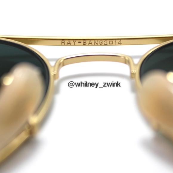 Model Display RayBan Aviator Copper Mirror RB3025 58 / 62 Pink